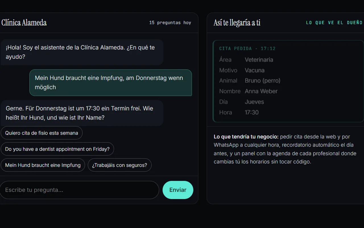 Así es la demo de Clínicas